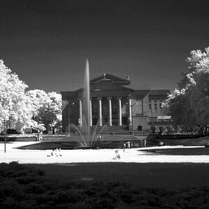 The Fountain before & Columns