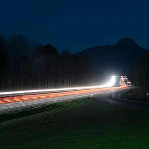 Pilot Mtn NC - Long Exposure - Night