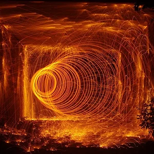 Tunneled wire wool