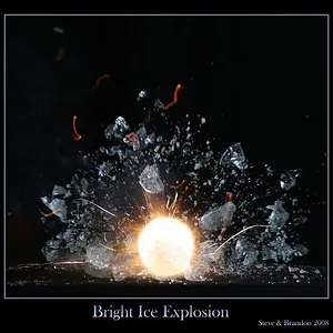 Bright Ice Explosion