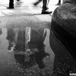 reflection of the cross...