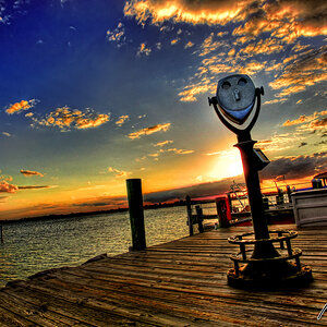 Sunset Over the Marina