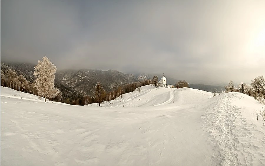 after the snow clouds