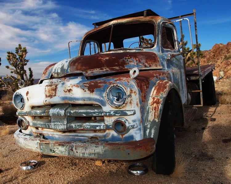Beached Dodge