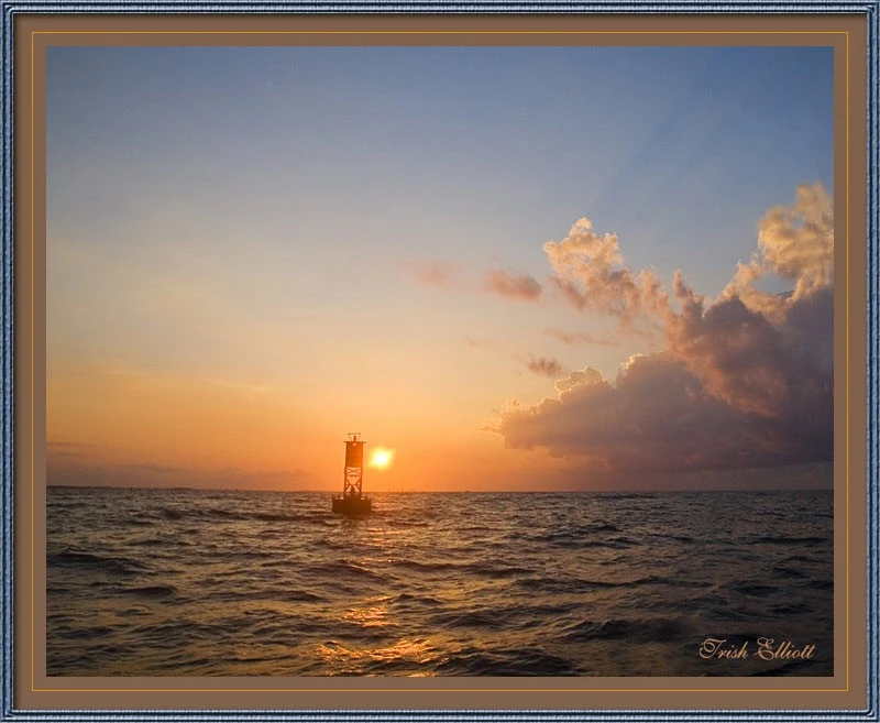 Bouy in the Sunrise