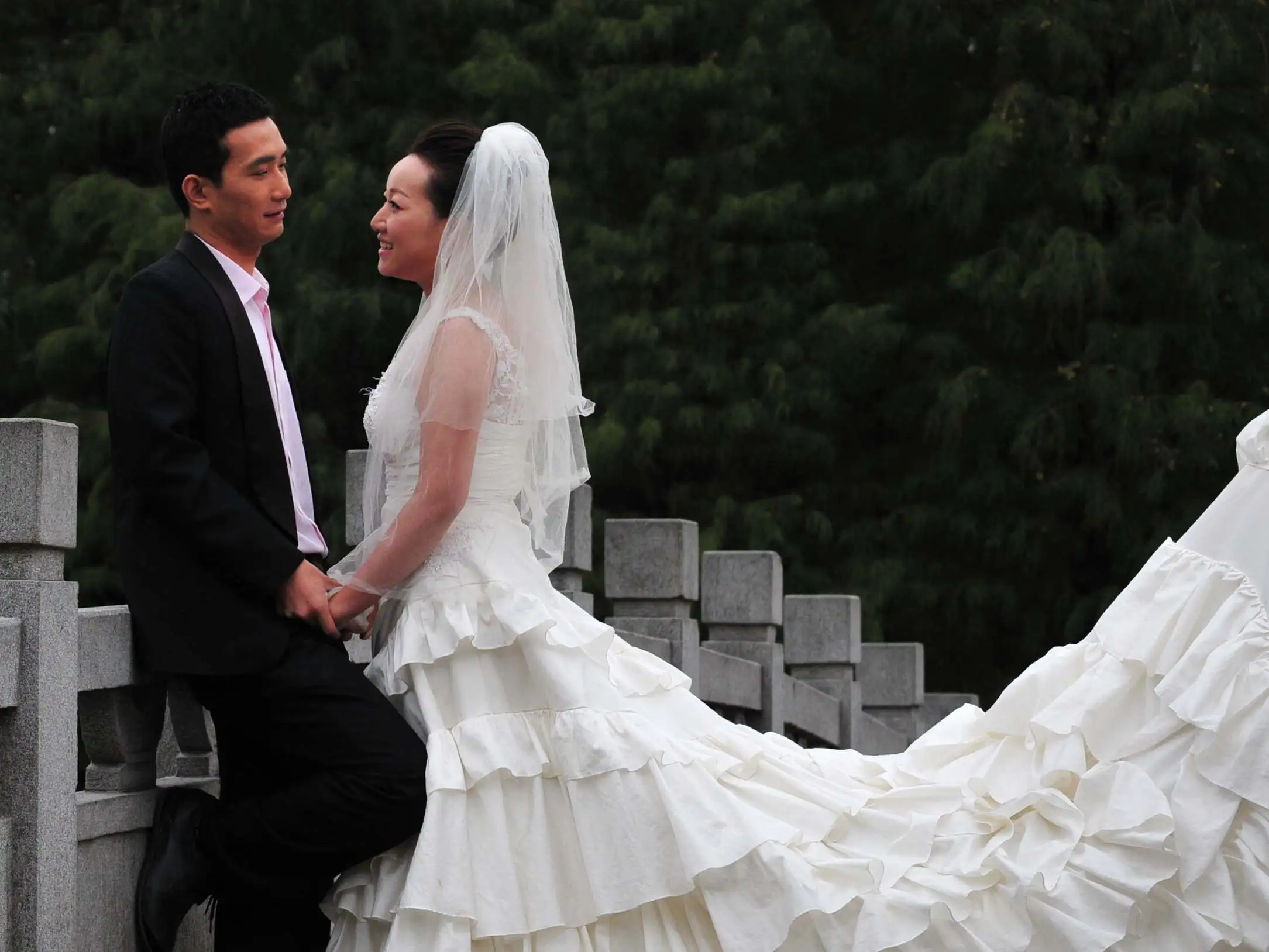 bride and bridegroom