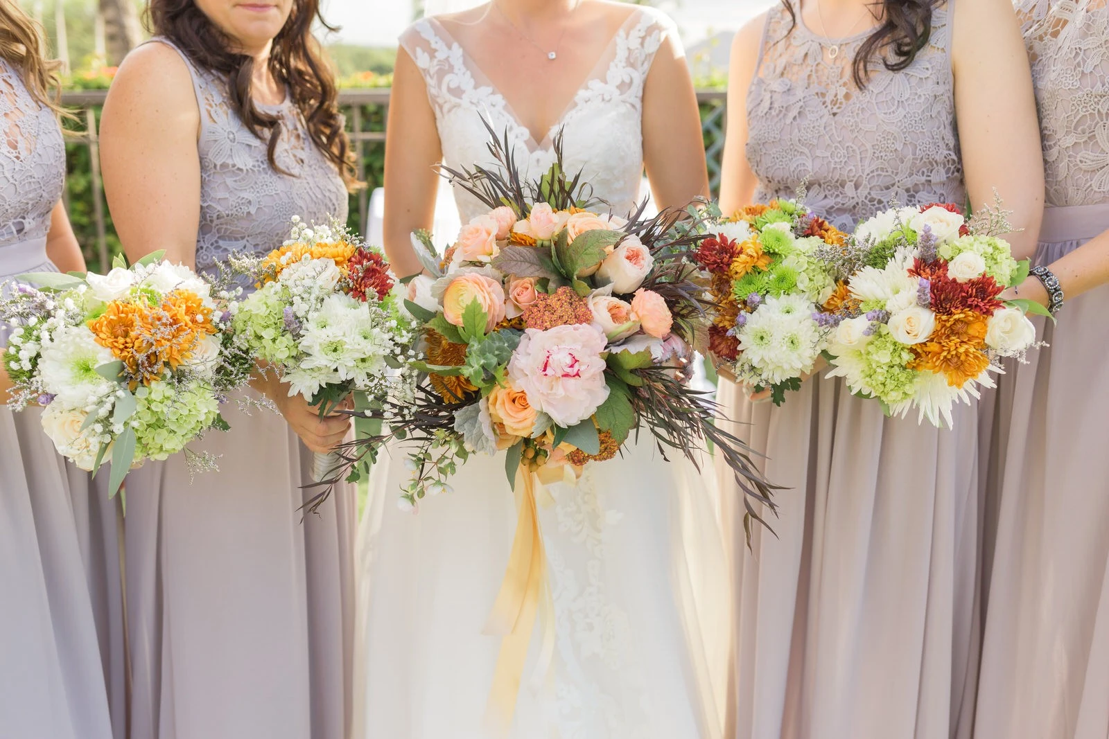 Bride and Bridesmaids Bouquets