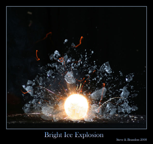 Bright Ice Explosion