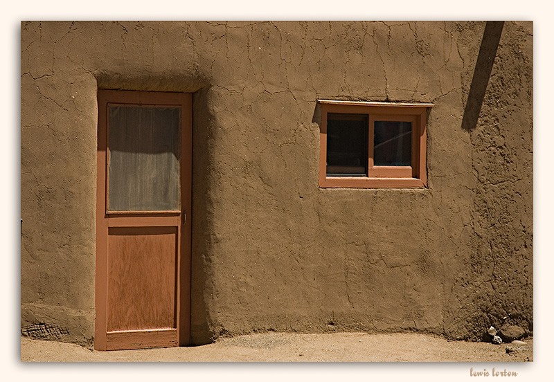 Brown Doorway in Taos Pueblo