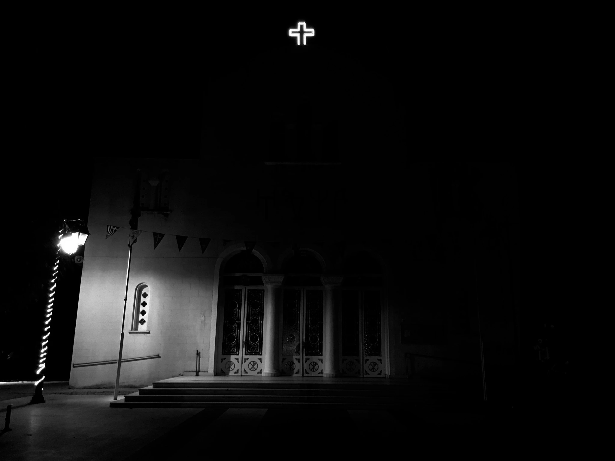 Church at night