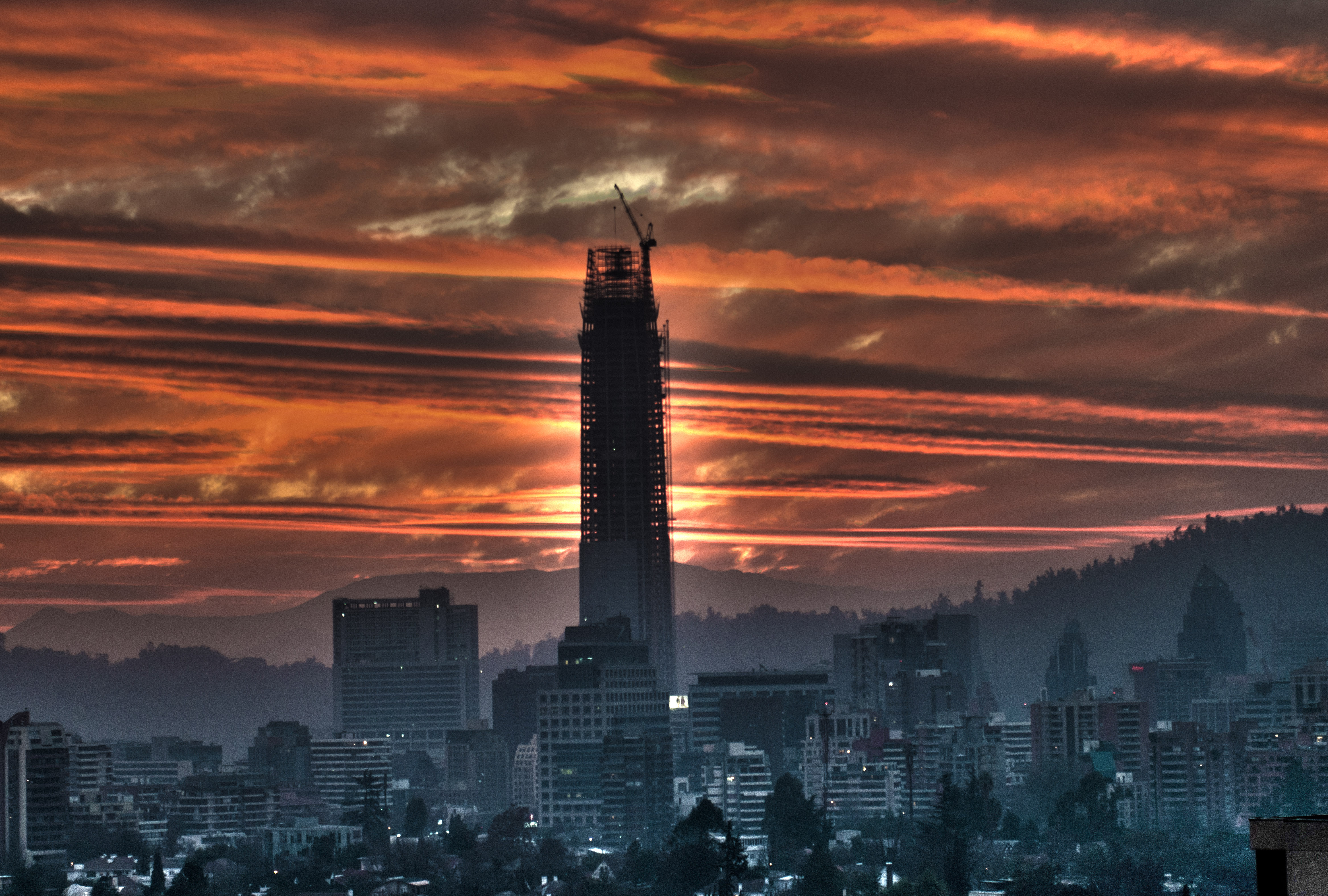 Costanera in the sunset