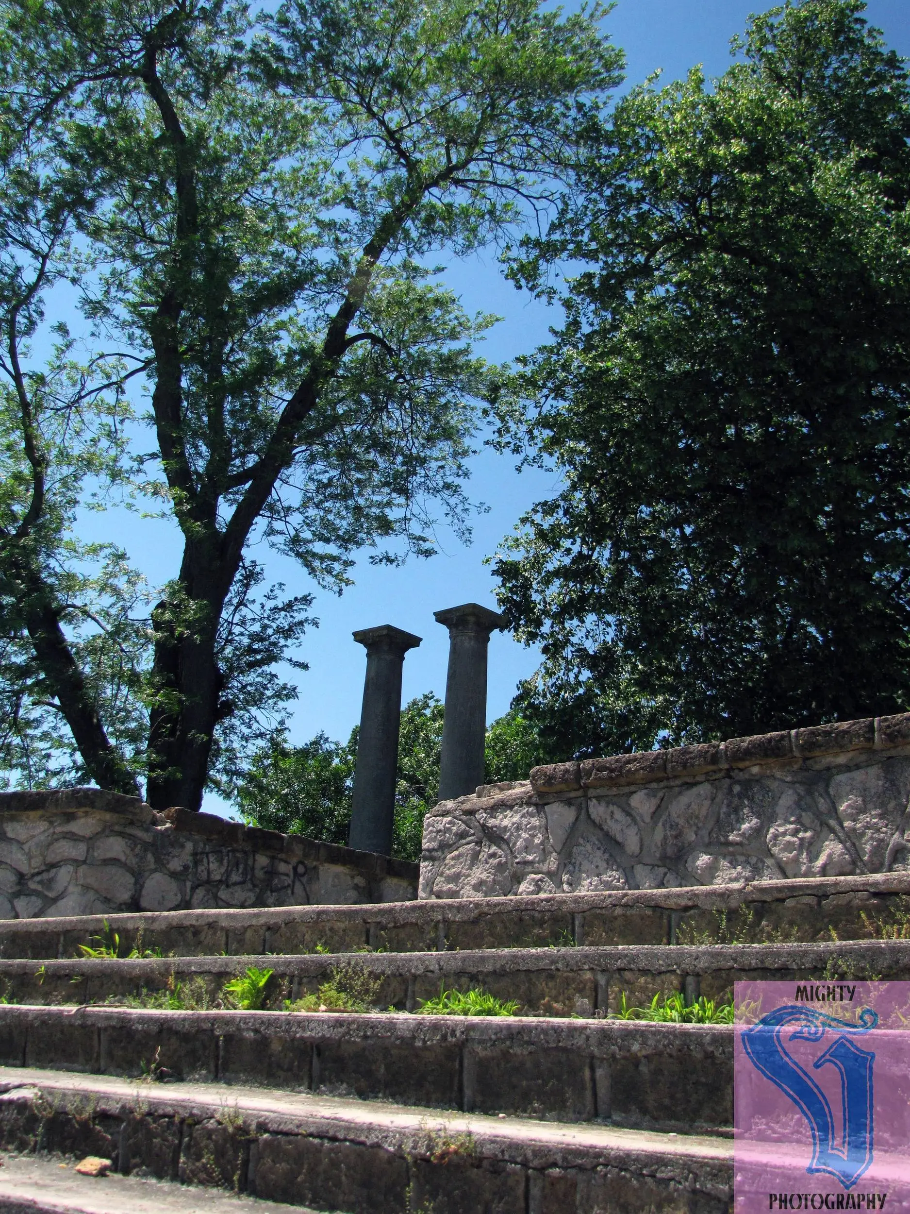 Derelict amphitheater