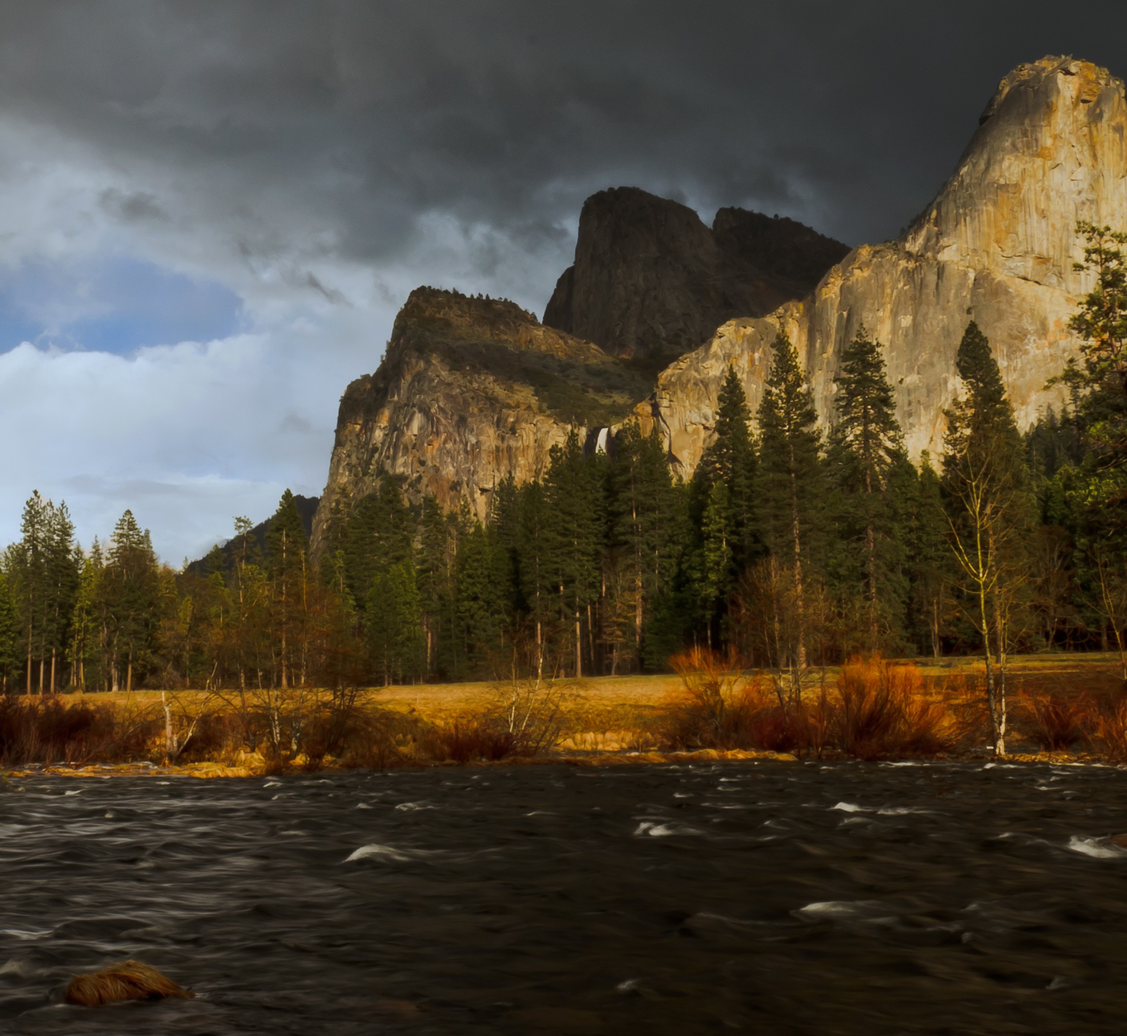 Gates of Yosemite before a storm