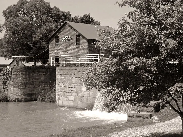 Grain Mill Sepia