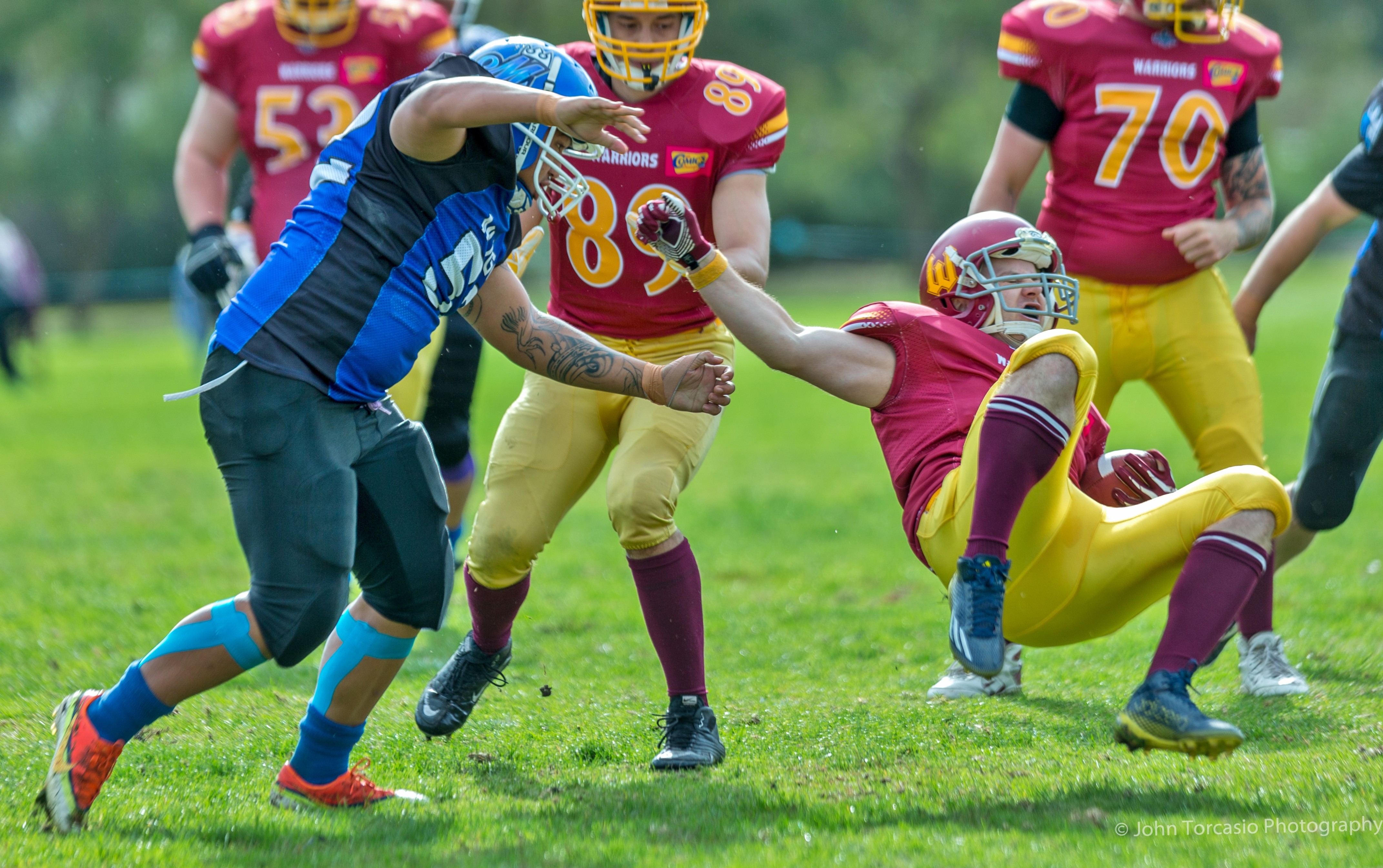 Gridiron Victoria Melbourne Uni Royals vs Monash Warriors