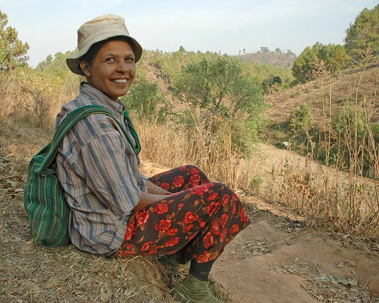 Gurkha lady in Burma