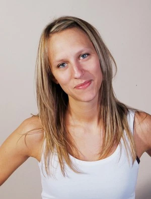 headshot of a young actress