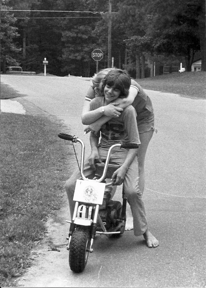 Hug On Mini-Bike