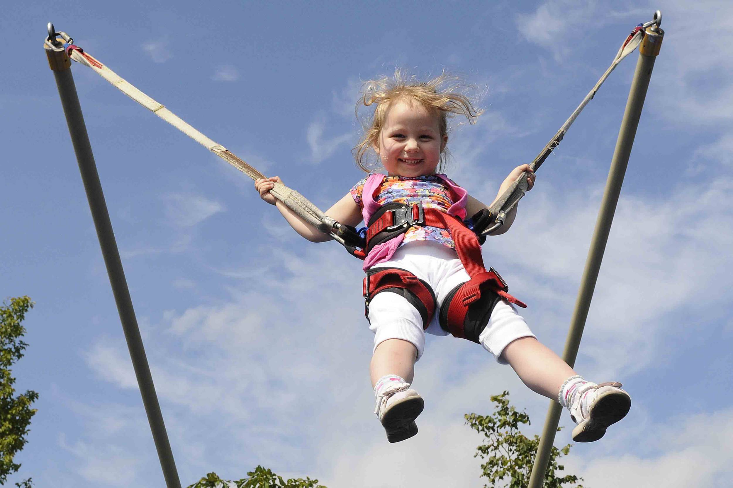 Isabella in the Fun Park