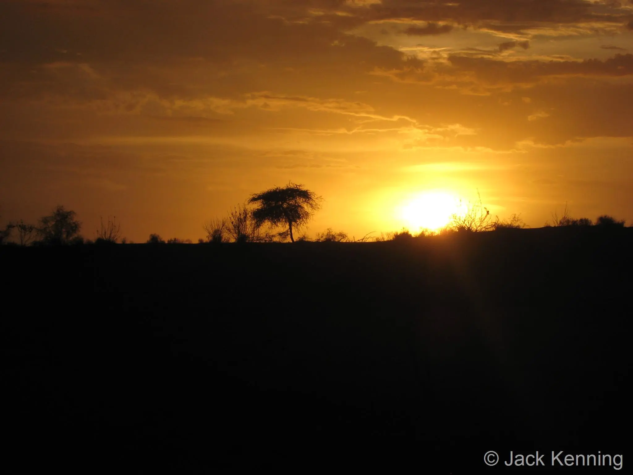 lonely sunset