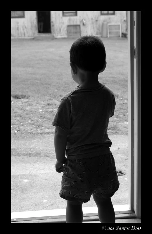 Looking outside!