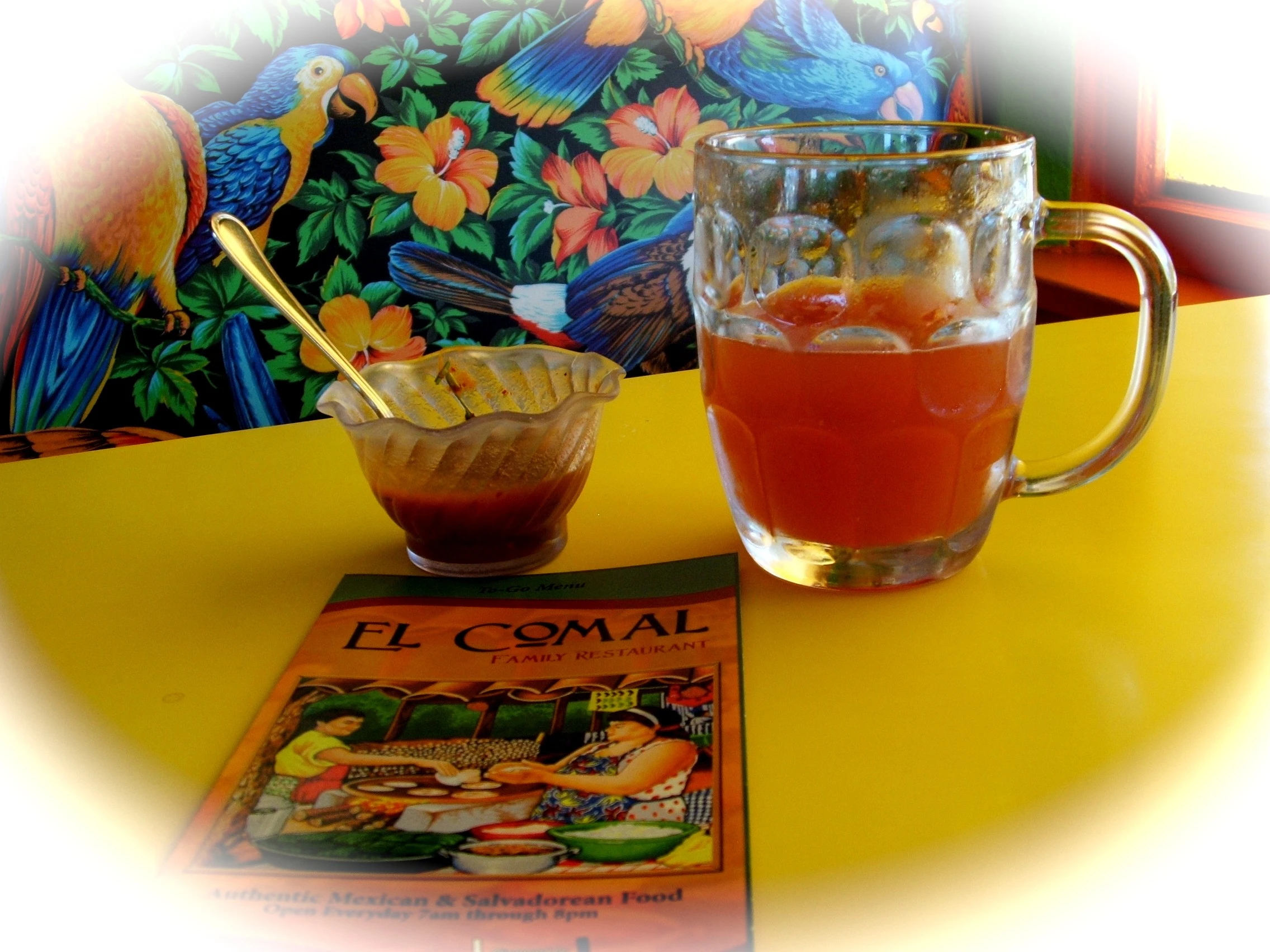 Michelada at El Comal
