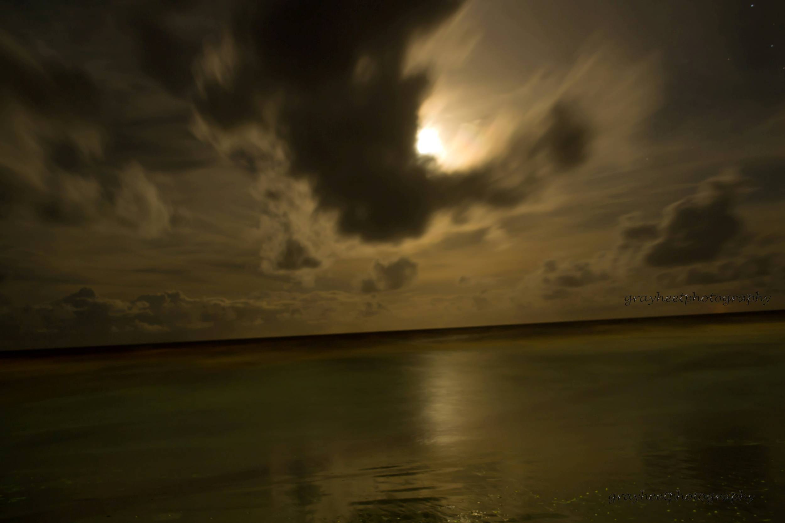 Moonlight Over Manzanilla Beach