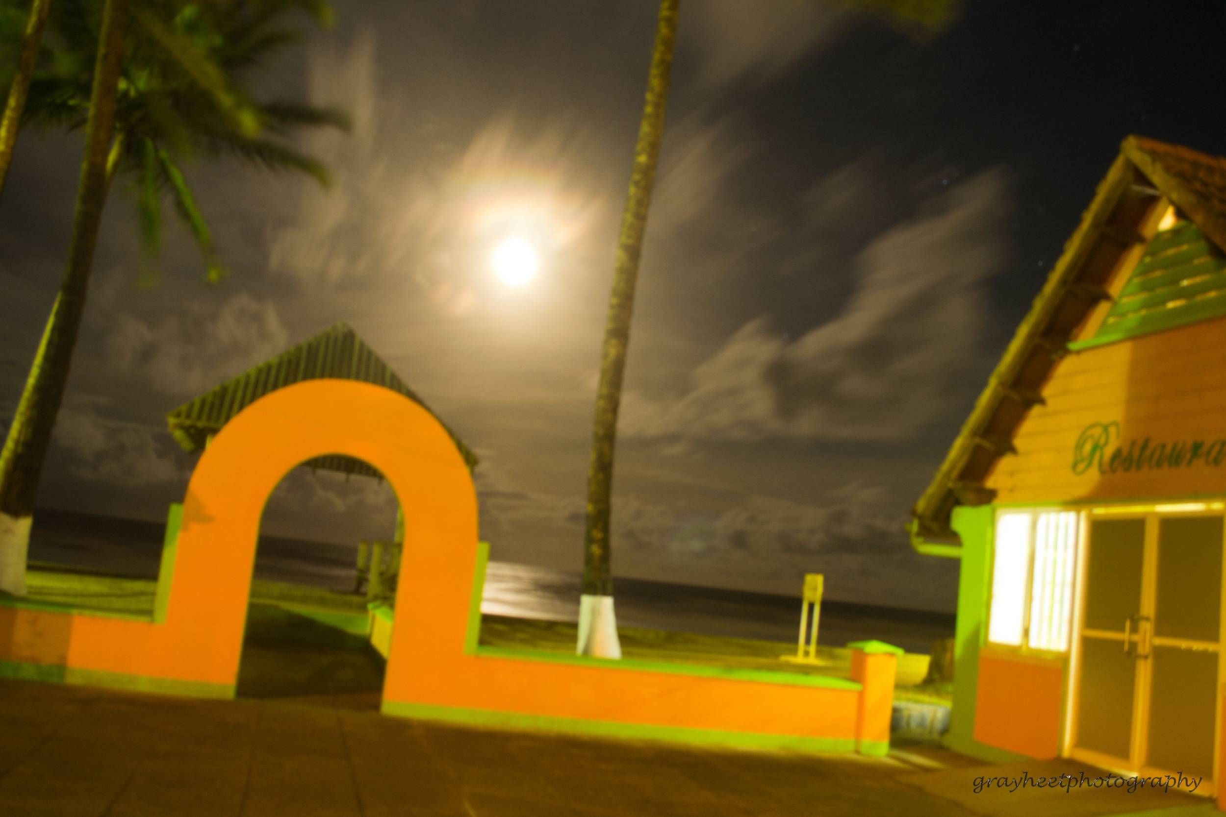 Moonlight Over Manzanilla Beach