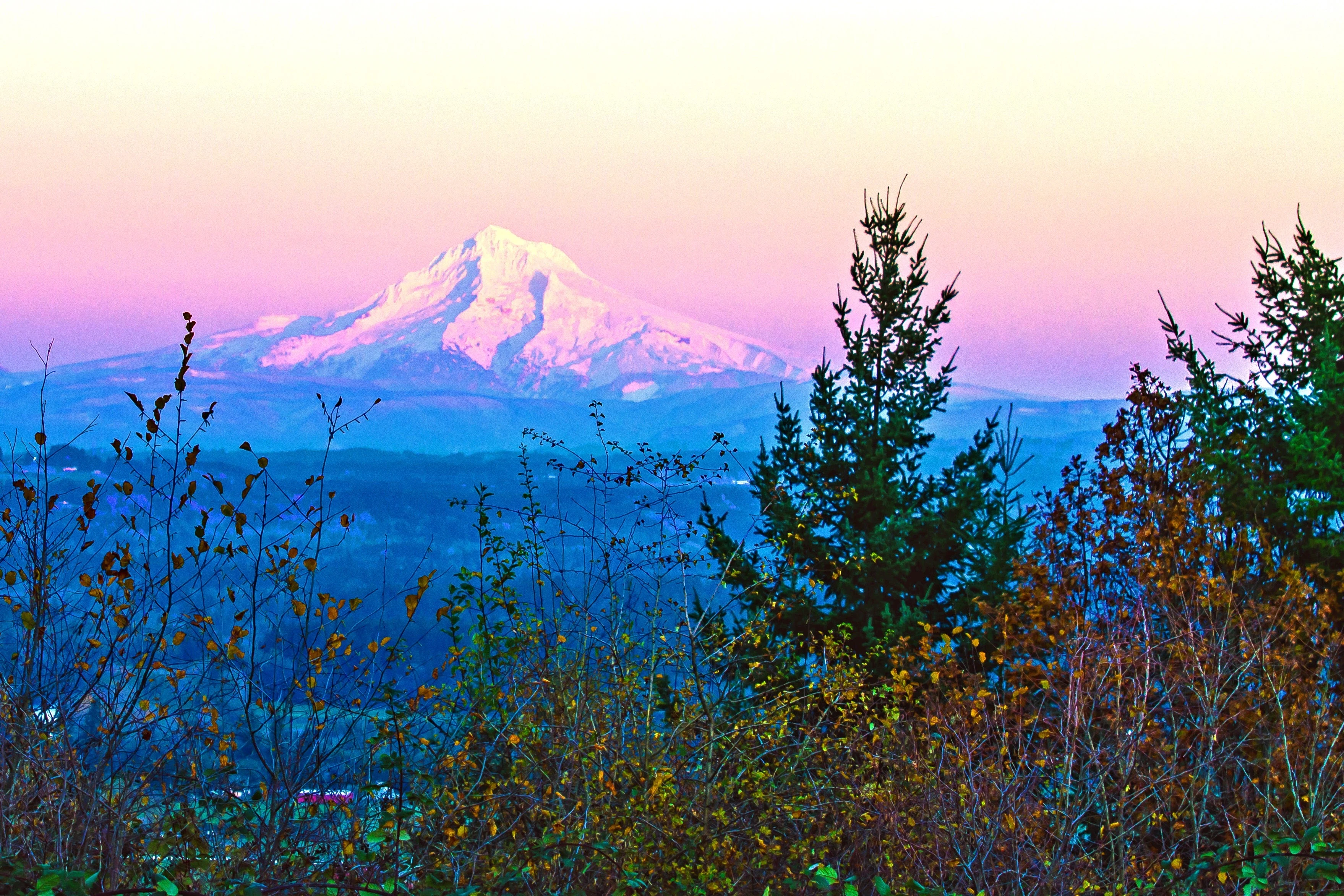 Mount Hood taken near Oregon City, Oregon