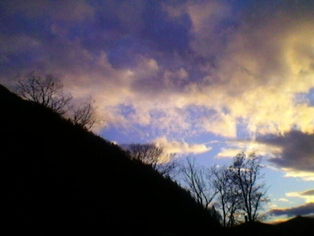 Mountains and clouds