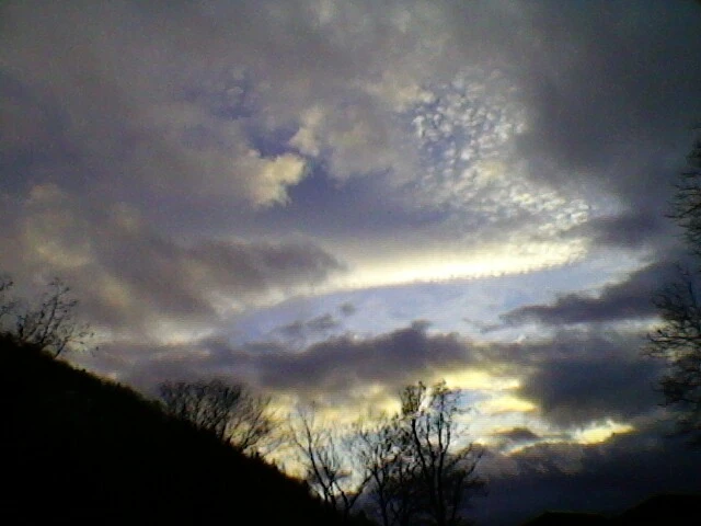 Mountains and clouds