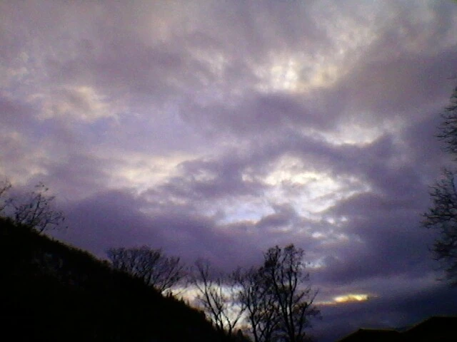 Mountains and clouds