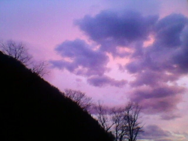 Mountains and clouds