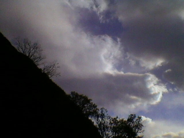 Mountains and clouds