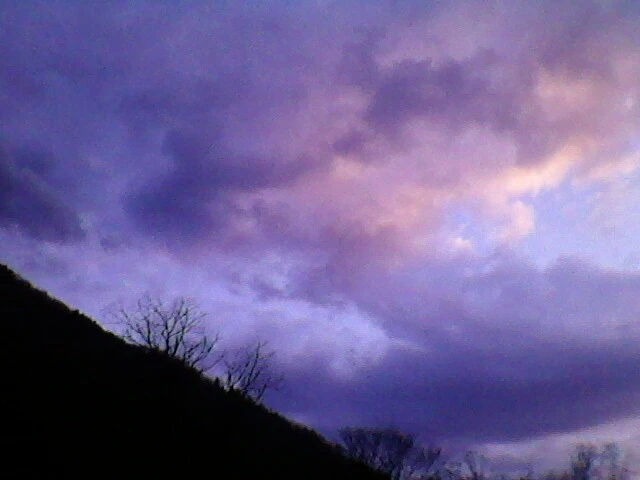 Mountains and clouds