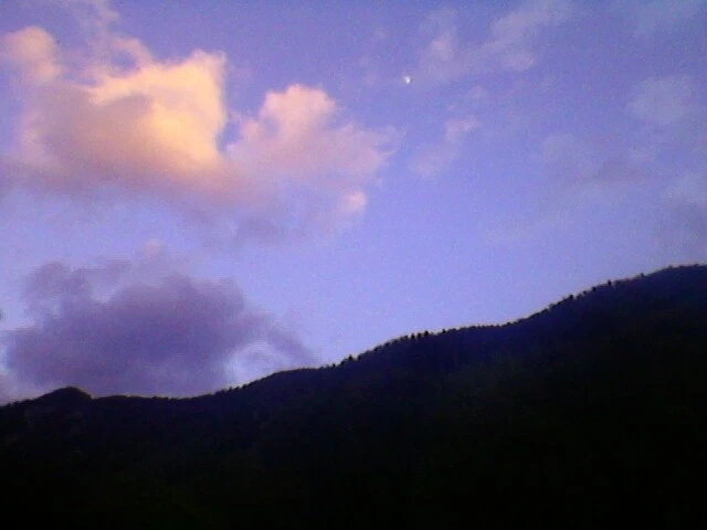 Mountains and clouds