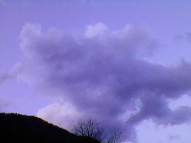 Mountains and clouds