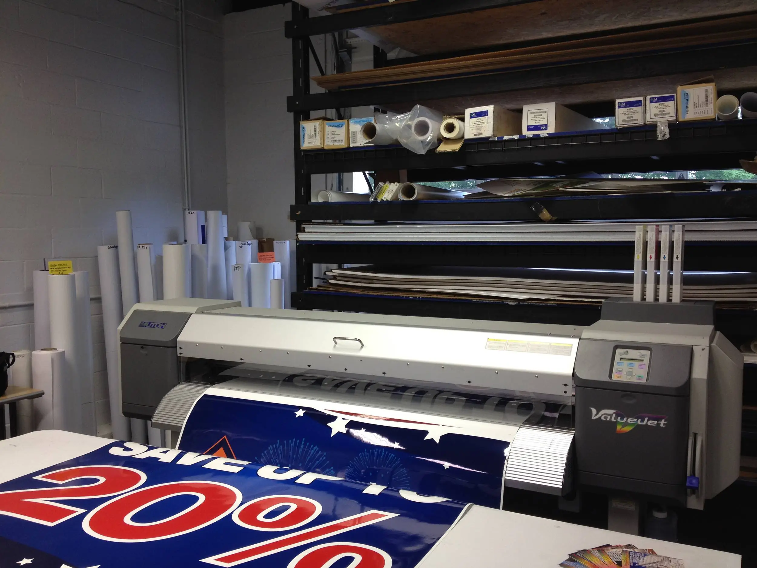 My baby! Mutoh Wide Format Printer
