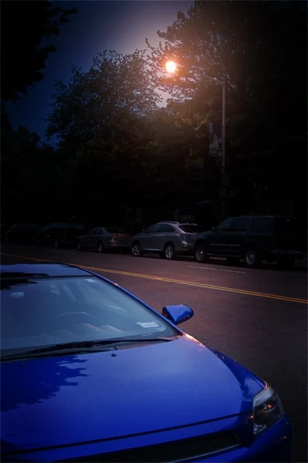 Night in a city