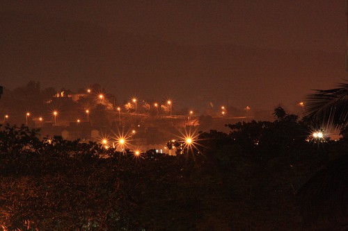 Night Shot of the view from my apartment