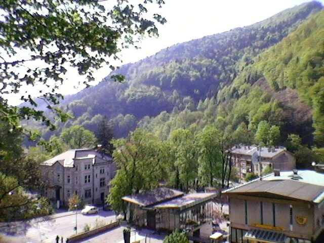 Old town in the valley of South Alps