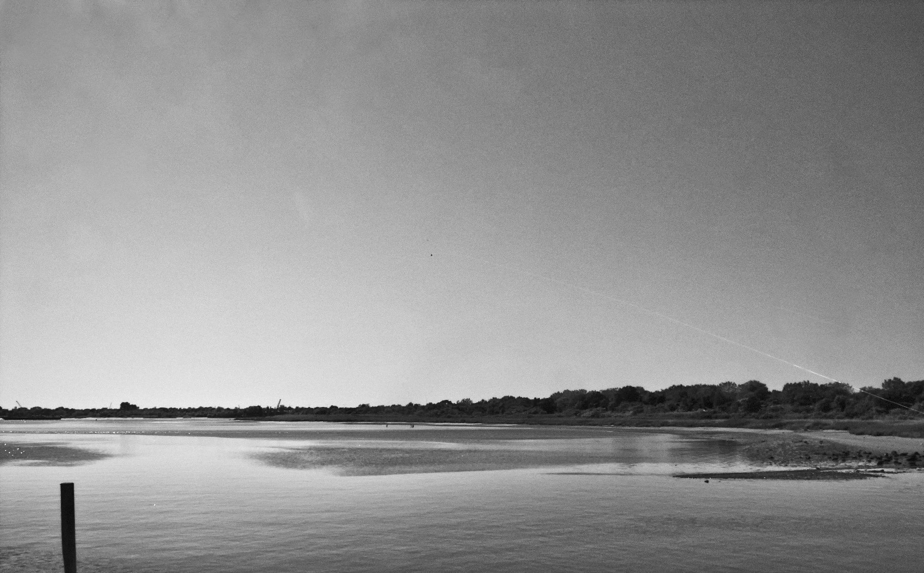 Over the bay...