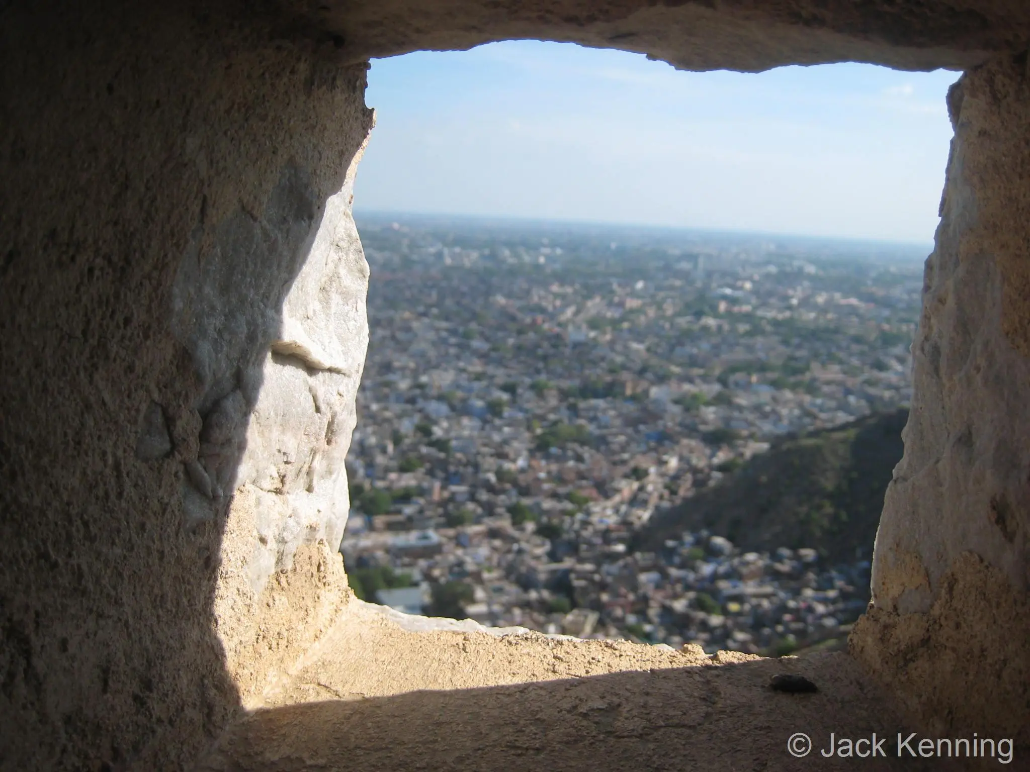 Peeking out over life