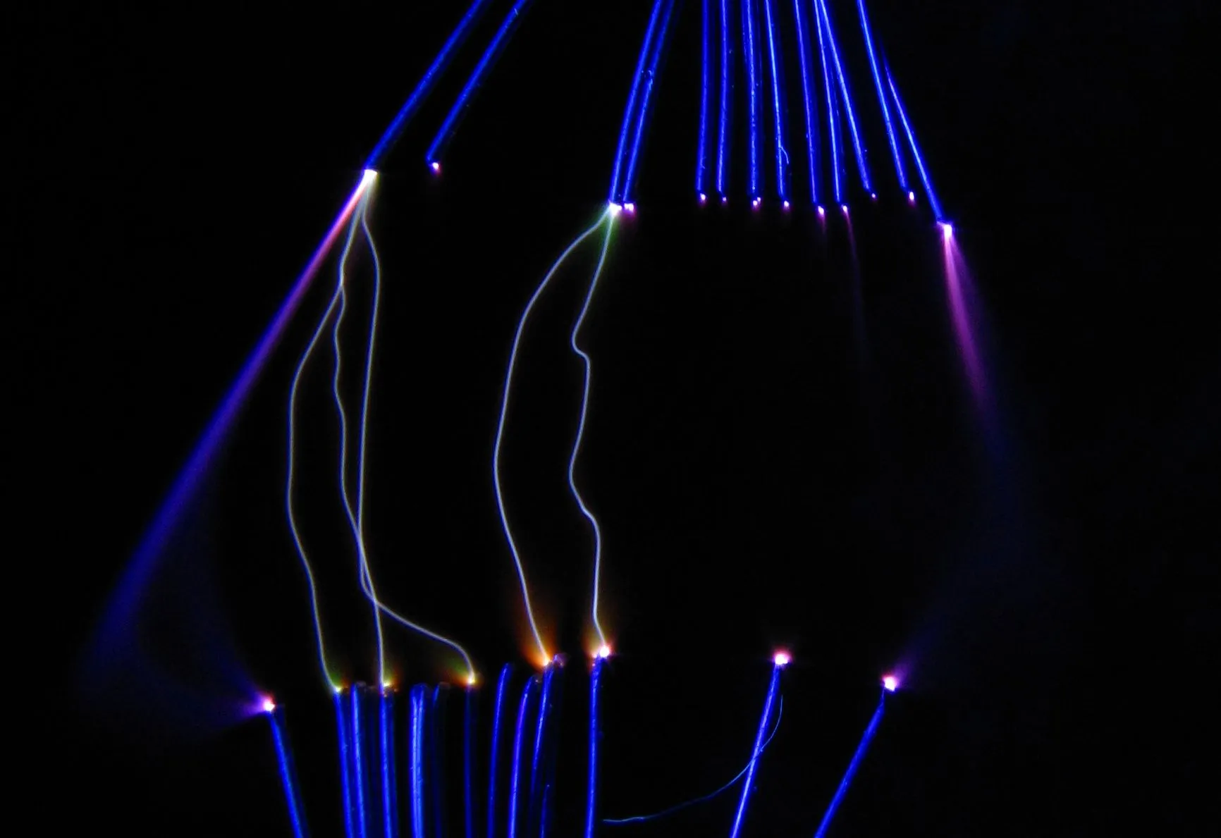 plasma jet with sparks