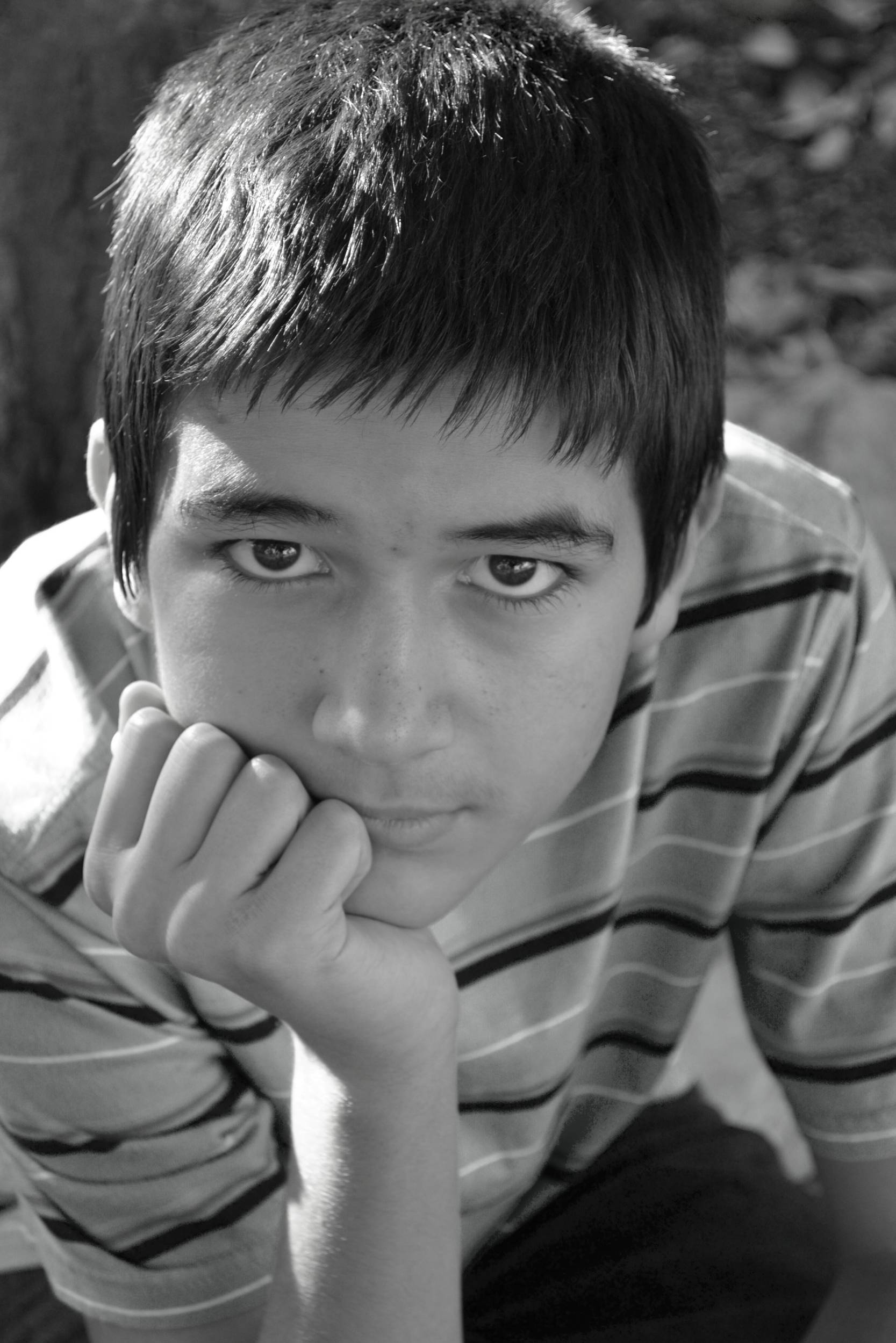 Portraits of my 12 yr old son
