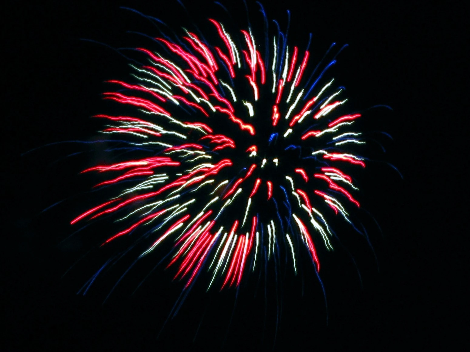 red and blue
