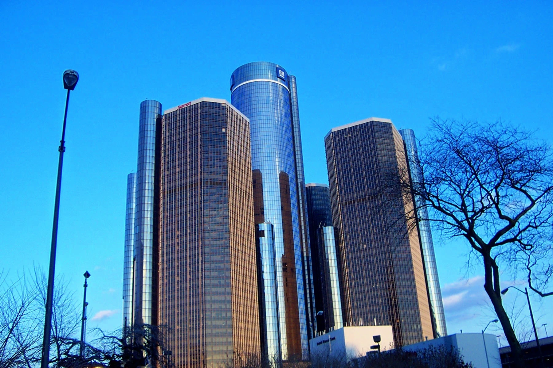 RenCen In Blue