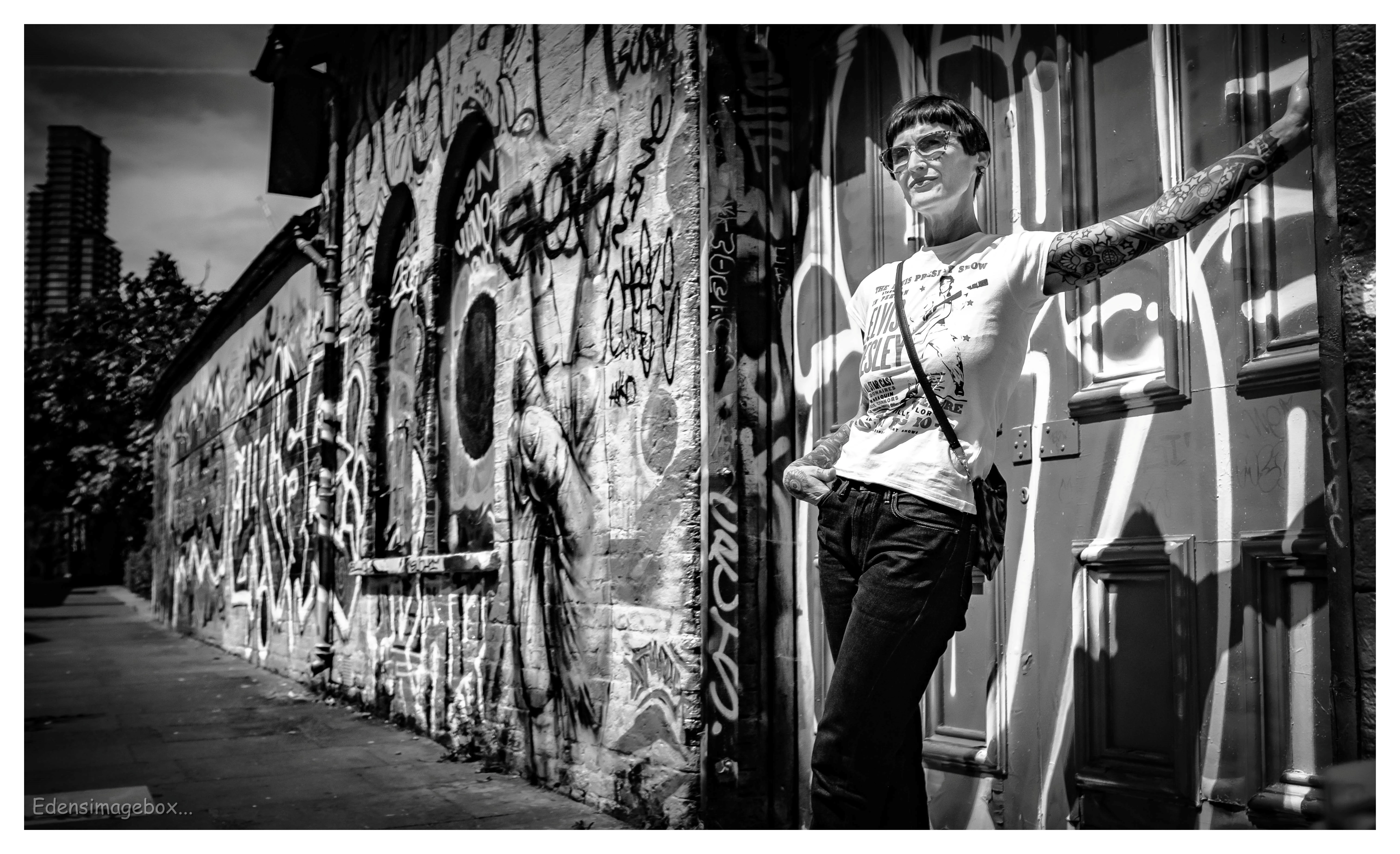 Resting in Brick Lane...