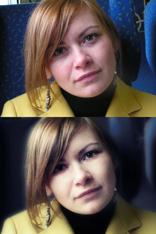 Retouched work