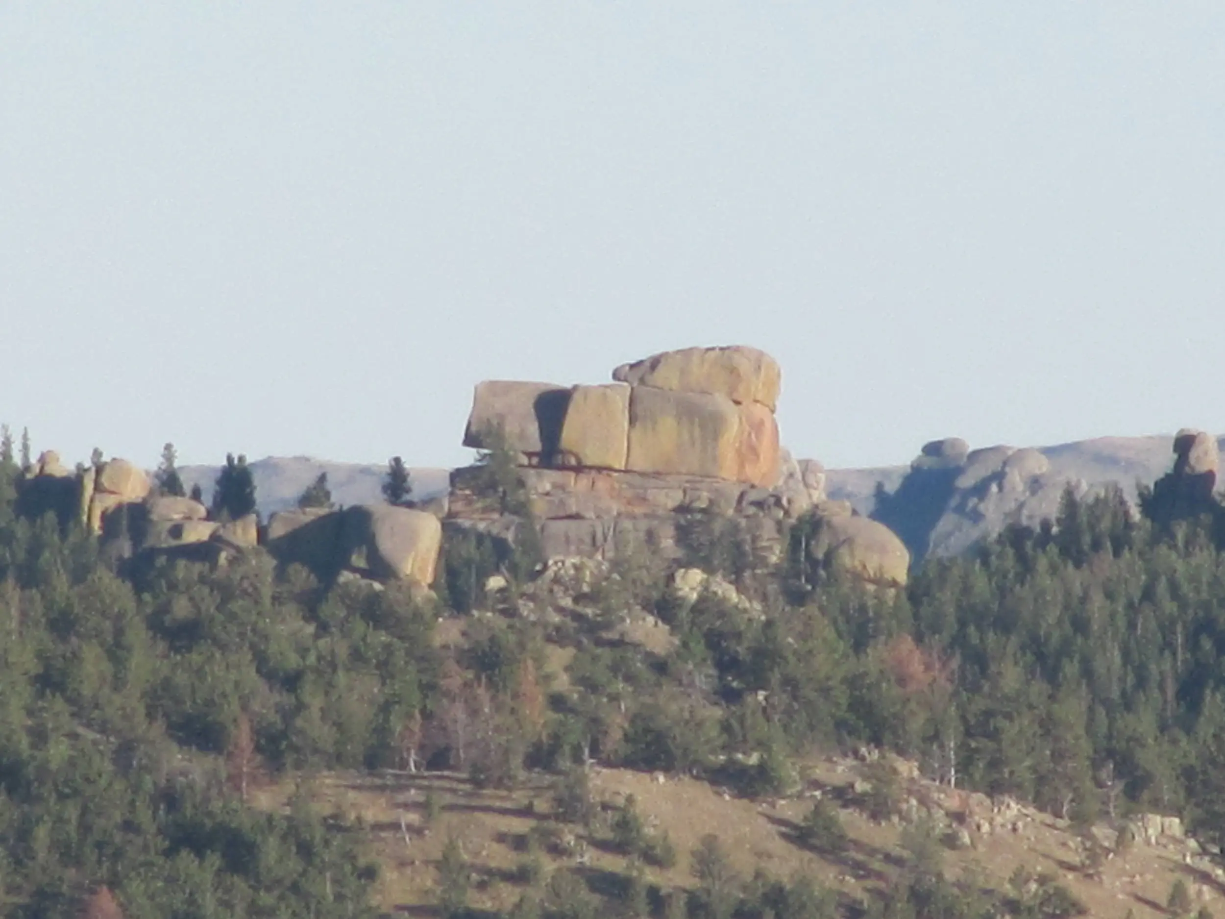 Rock formation in Wyoming